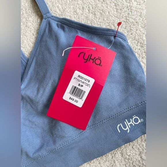 NWT Ryka Sports Bra Light Blue - Picture 4 of 6